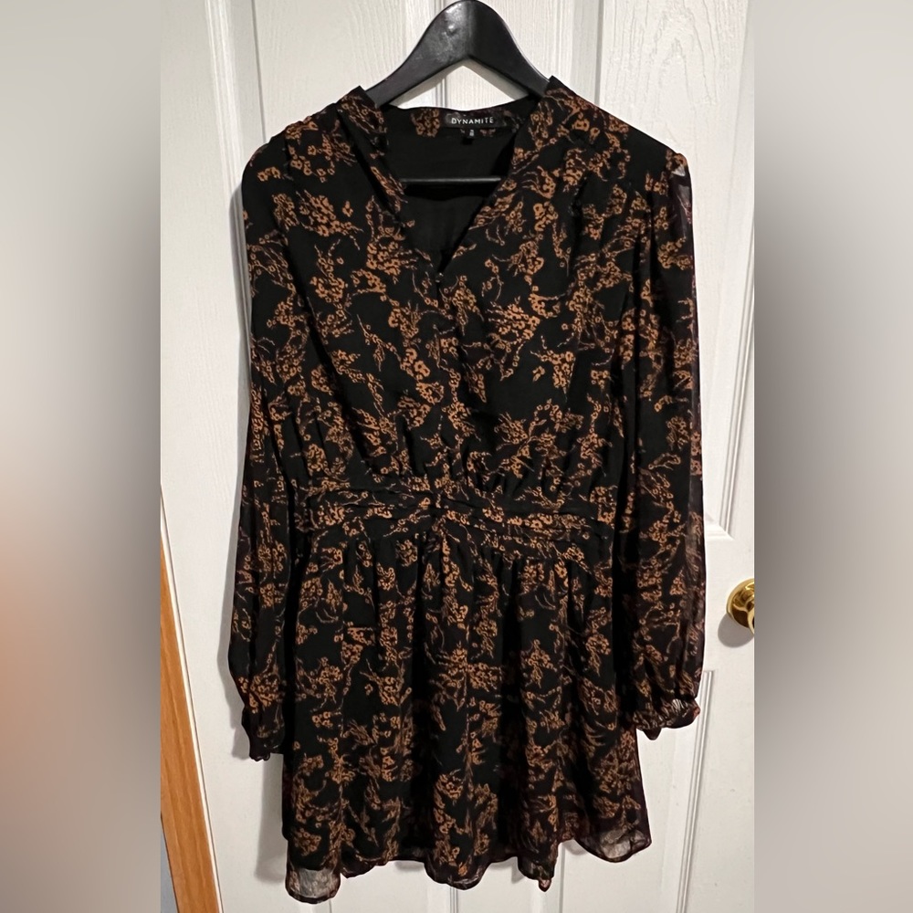 Dynamite Open Neck Mini Dress